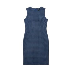 J. McLaughlin Geometric Shift Midi Dress Women’s Medium Blue Black